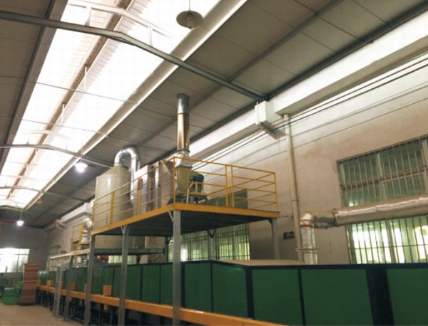 陶瓷廠陶瓷花紙車(chē)間治理工程
